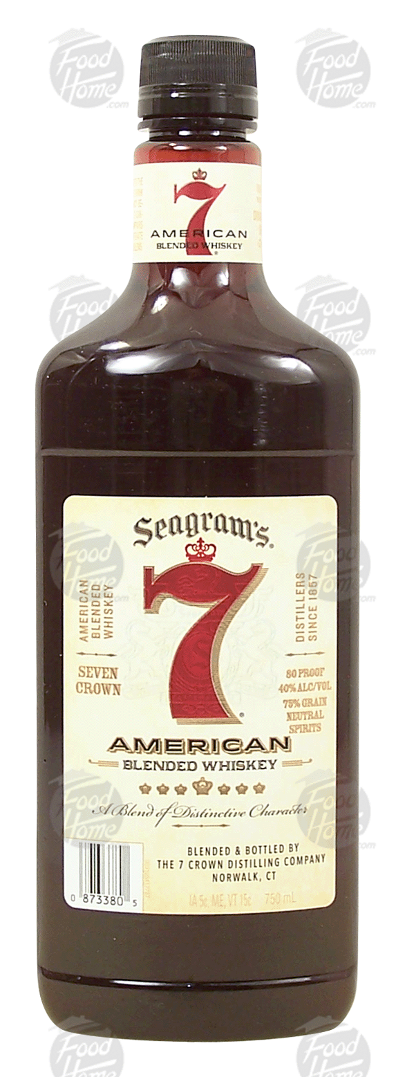 Seagram's 7 american blended whiskey, 40% alc. by vol. Full-Size Picture